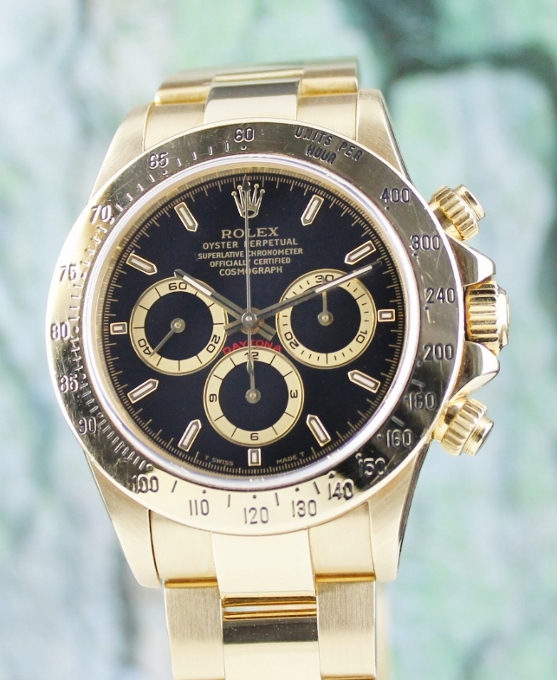 (image for) ROLEX 18K YELLOW GOLD DAYTONA COSMOGRAPH ZENITH MOVEMENT / 16528
